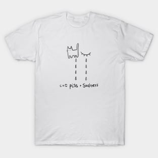 Cat piss + sadness T-Shirt